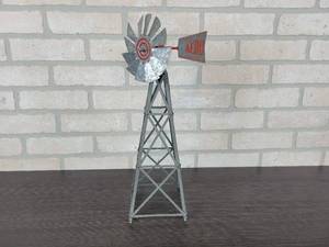 lot 1275 image: Galvanized Steel Model Windmill AERO No. 12-B - Approx. 17 Tall