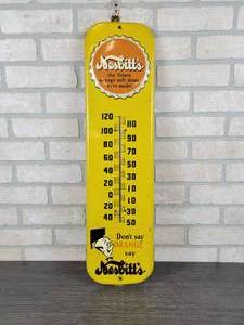 lot 1302 image: Original Nesbitts Orange Thermometer - Approx. 27 x 7