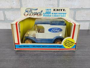 lot 1342 image: ERTL 1913 Model T Delivery Truck Model  Bank - 125 Scale