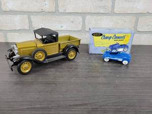lot 1378 image: Hubley Toys Ford Pickup (Approx. 8 Long) and Mini Champ Pedal Car