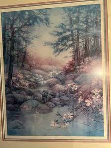 lot 3 image: Lena Lu Signed and Numbered Oil Painting