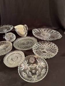 lot 19 image: Cut Glass  Glass Lot