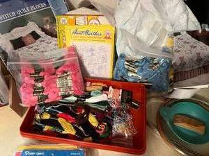 lot 28 image: Lot of Cross Stitch Items