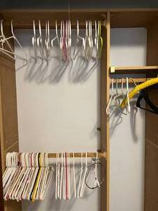 lot 32 image: Laundry Basket and Hangers