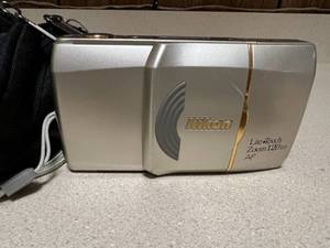 lot 127 image: Nikon Lite Touch Zoom Camera & Film