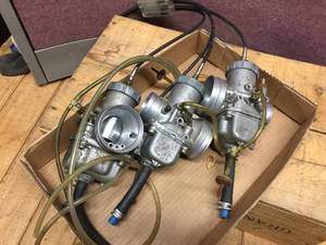 lot 59 image: Set of Mikuni Triple Carbs - Polaris