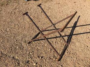 lot 57 image: Custom Portable Mini Snowmobile Folding Stand