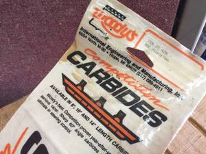 lot 75 image: Vintage Woodys Polaris Comp Competition Carbides - NOS