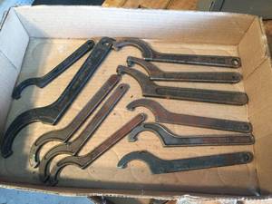 lot 122 image: Group Machinist Spanner Wrenches
