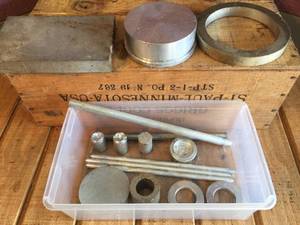 lot 124 image: Variety Aluminum Milling Scrap Pieces