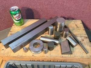 lot 125 image: Variety Stainless Steel Milling Scrap Pieces