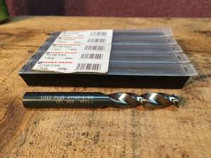 lot 146 image: 5 TITEX PLUS A1148 38 Twist Drill Bits