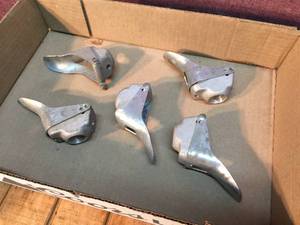 lot 155 image: Vintage Racing Thumb Throttle Levers