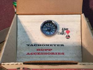 lot 163 image: Vintage Rupp -NOS- Tachometer in Box