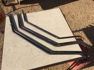 lot 199 image: Vintage Polaris Front Sway Bars - 5pcs