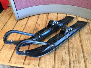 lot 211 image: Polaris 120 Pair Snowmobile Skis