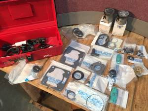 lot 229 image: 1997 Polaris XCR 440 OEM Engine Parts - NOS