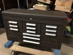lot 4 image: Machinist Style 12 Drawer Tool Chest