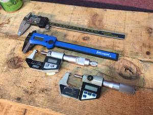 lot 276 image: Digital Calipers - Micrometers 4pc