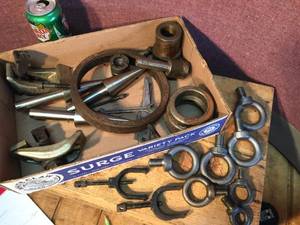 lot 289 image: Milling Tools - Clamps - Lift Rings - Parts