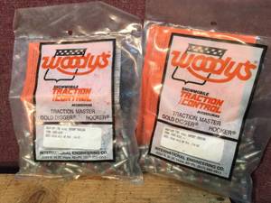 lot 311 image: NOS Woodys Traction Master SNAP-OFF Studs GSRX-8200