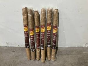 lot 46 image: LOT OF 6. Vigoro 3 ft. x 24 ft. 100% Natural Burlap Landscape Fabric