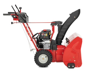 lot 3 image: Troy-Built 24 in. 208 cc Two-Stage Gas Snow Blower with Electric Start Self Propelled