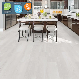 lot 6 image: Lifeproof Driftwood Beach 8.7 in. W x 47.6 in. L Click Lock Luxury Vinyl Plank Flooring (20.06 sq. ft.case) 19 CASES