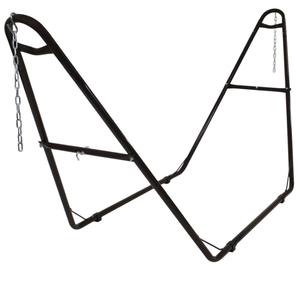 lot 15 image: Sunnydaze Decor Steel Universal Multi-Use Hammock Stand - Bronze