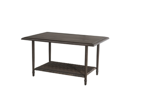 lot 17 image: Hampton Bay Windsor Brown Steel Outdoor Coffee Table