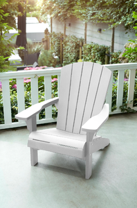 lot 31 image: Keter Hover Troy White Adirondack Chair