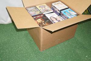 lot 223 image: Box of DVD Movies - About 150 Count
