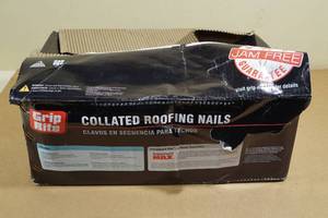lot 128 image: Box of Grip Rite Collated Roofing Nails - 1-34 15 Wire Weld - Pro Pack