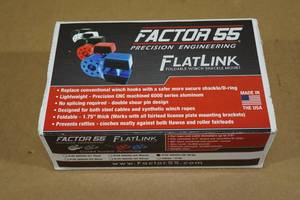 lot 8 image: Factor 55 Flat Link Foldable Winch Shackle Mount -Gray