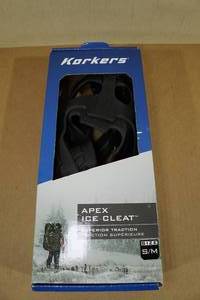 lot 25 image: Korkers Apex Ice Cleats -Size SM