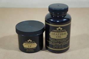 lot 41 image: Obenaufs Leather Oil with Heavy Duty Leather Preservative