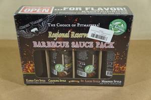 lot 46 image: Croix Valley BBQ Sauce Pack -KC, Carolina, St Louis, Memphis