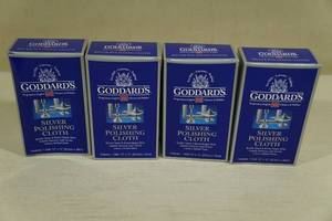 lot 49 image: 4 Goddards Silver Polishing Cloths