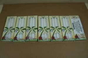 lot 50 image: 7 Packs of Aloha Bay Dripless Tapers -Coconut Blend
