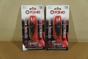 lot 57 image: 2 Fox 40 Electronic Whistles