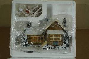 lot 77 image: Terry Redlins Hawthorne Village Collection Woodland Diner Lighted Building