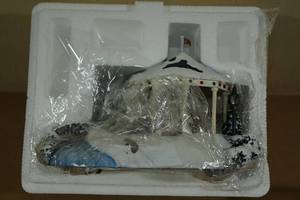 lot 78 image: Terry Redlins Hawthorne Village Collection Winter Memories Gazebo Lighted Building