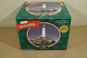 lot 82 image: Mr Christmas Fountain Lighthouse