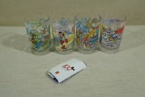lot 124 image: McDonalds 100 Years of Disney Magic Drinking Glass Set