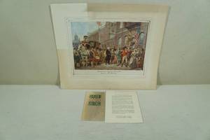 lot 134 image: Ferris Print Washingtons Second Inauguration - 1960s GM Dealer Gift