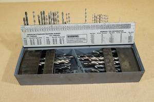 lot 146 image: Drill Bits in Metal Case