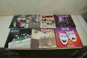 lot 169 image: Assorted Vinyl Records - Cinderella, Van Halen, Quiet Riot, Guns N Roses, Heavy Metal, Led Zeppelin, Motley Crue