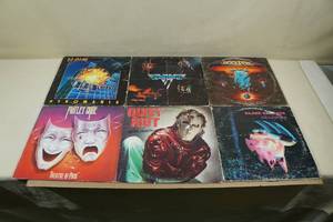 lot 172 image: Assorted Vinyl Records - Def Leppard, Van Halen, Boston, Quiet Riot, Motley Crue, Black Sabbath