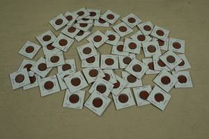 lot 177 image: WWII OPA Ration Tokens - Red