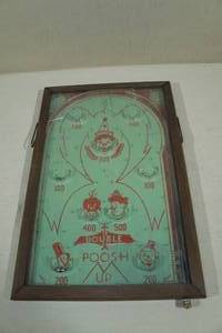 lot 183 image: Antique Tabletop Pinball Game - Double Poosh Up